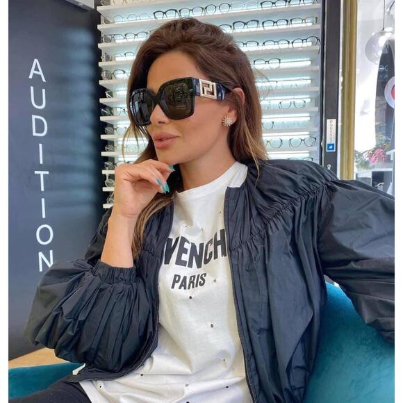 NEW Versace VE4402 Black Sunglasses - Picture 2 of 9